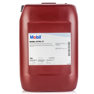 MOBIL EXTRA 2T PAIL 20 LITER VOORKANT